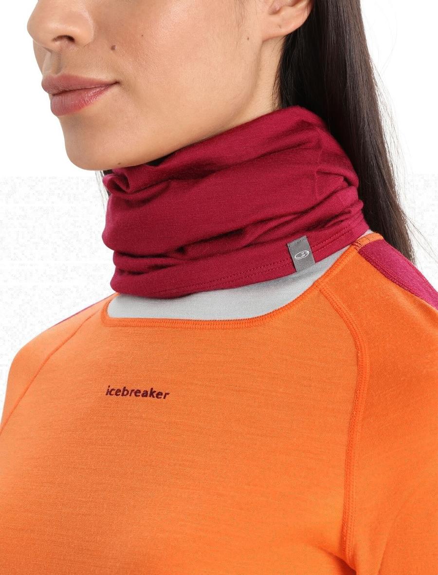 Icebreaker Unisex Merino Flexi Chute Miesten Huivit Pinkki | FI 1070SGLO